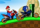 Mario En Sonic Racing Game