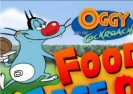 Oggy 食品顔オフ Game